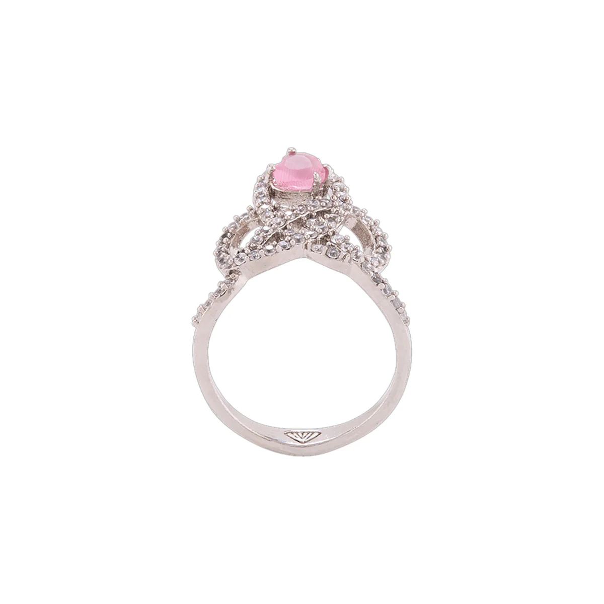 Love Knots Knot and Heart Statement Ring - Image 4