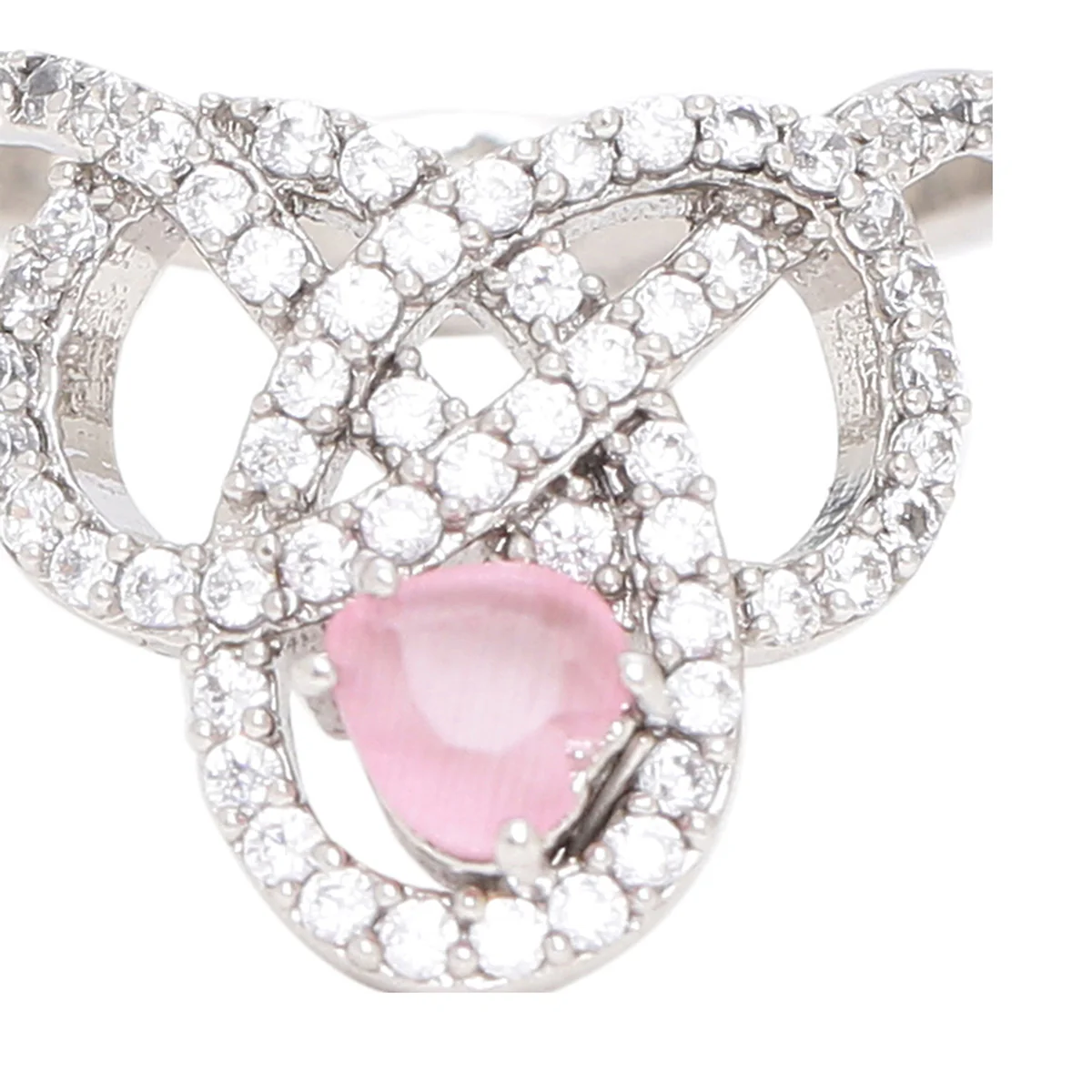 Love Knots Knot and Heart Statement Ring - Image 5