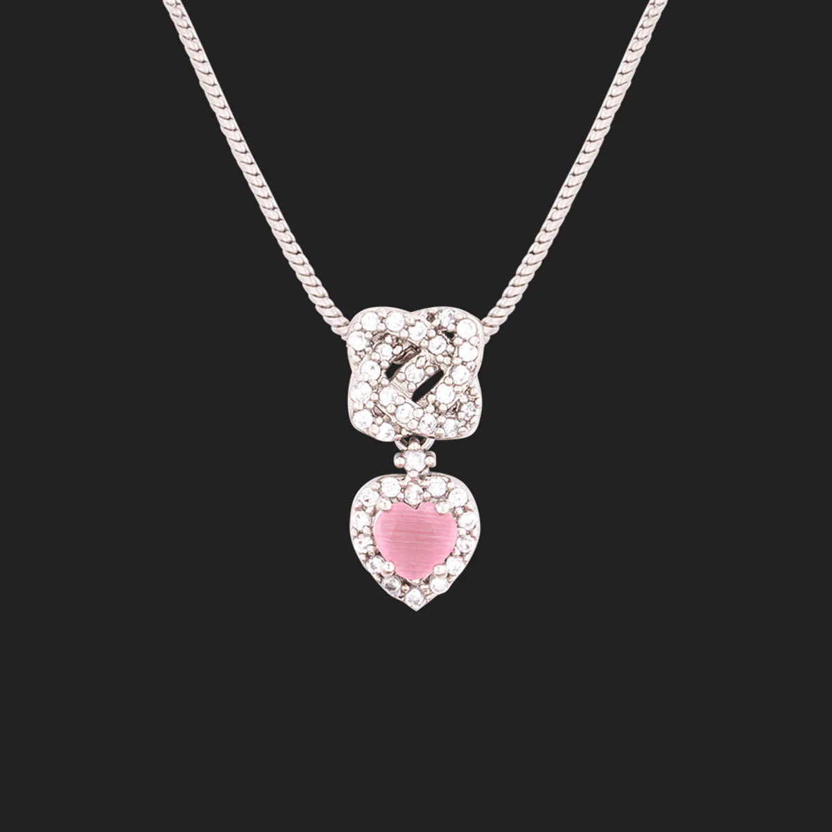 Love Knots Single Heart Pendant - Image 3