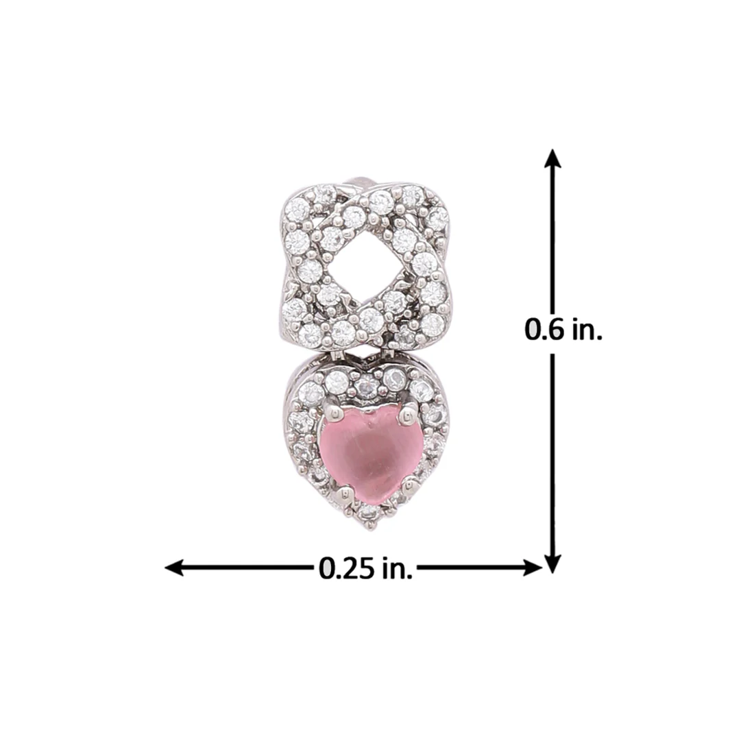 Love Knots Small Hearts Earrings - Image 5