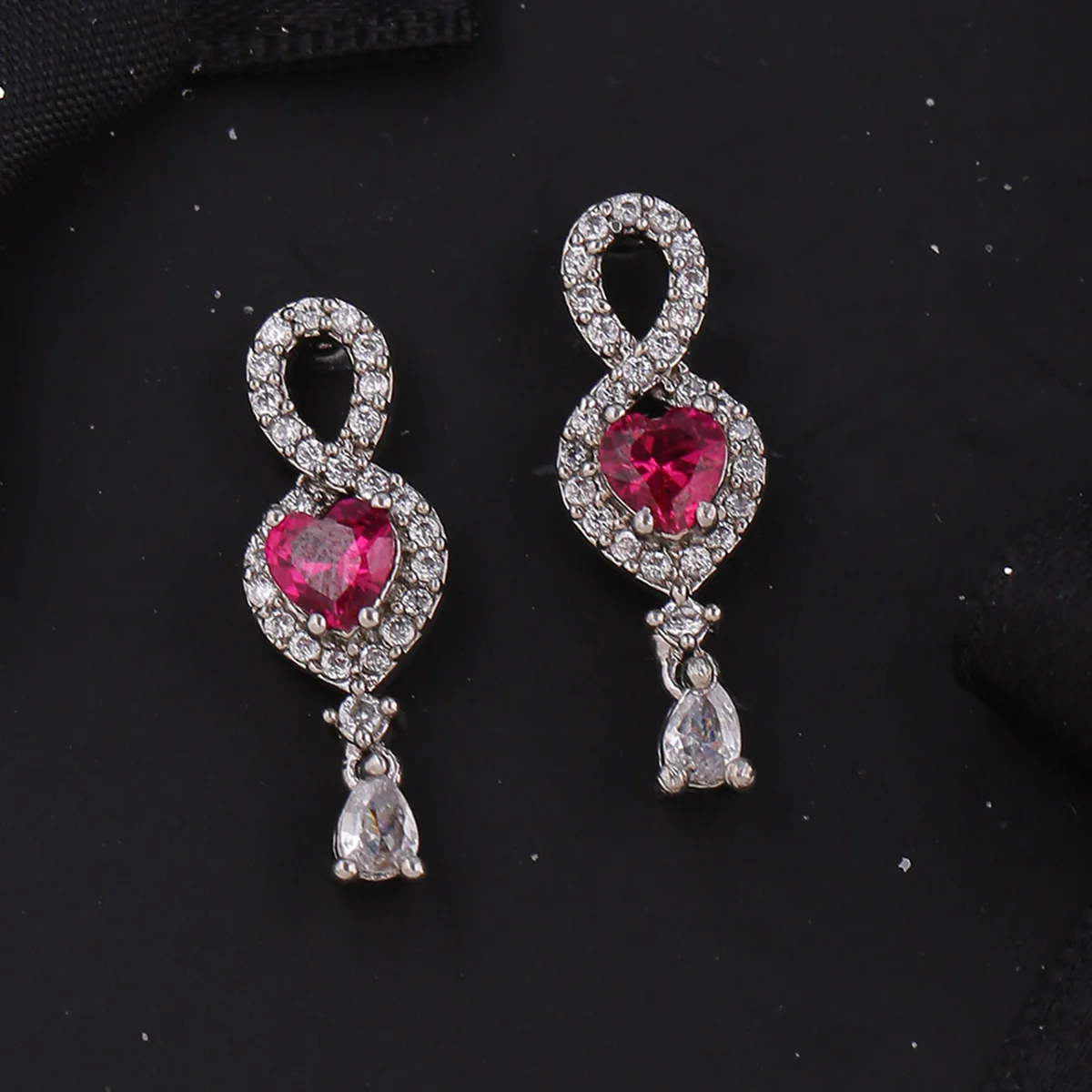 Love Knots Tiny Drops Earrings
