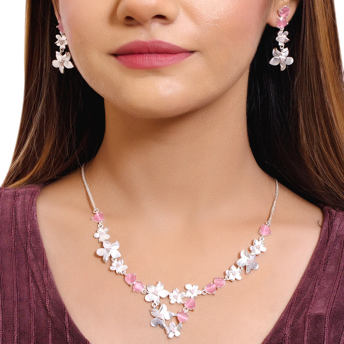 Love Paradise Blooms Necklace Set - Image 2