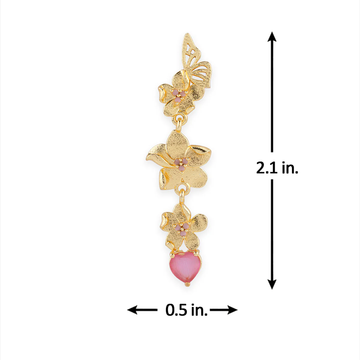 Love Paradise Butterfly Dangler Earrings - Image 6