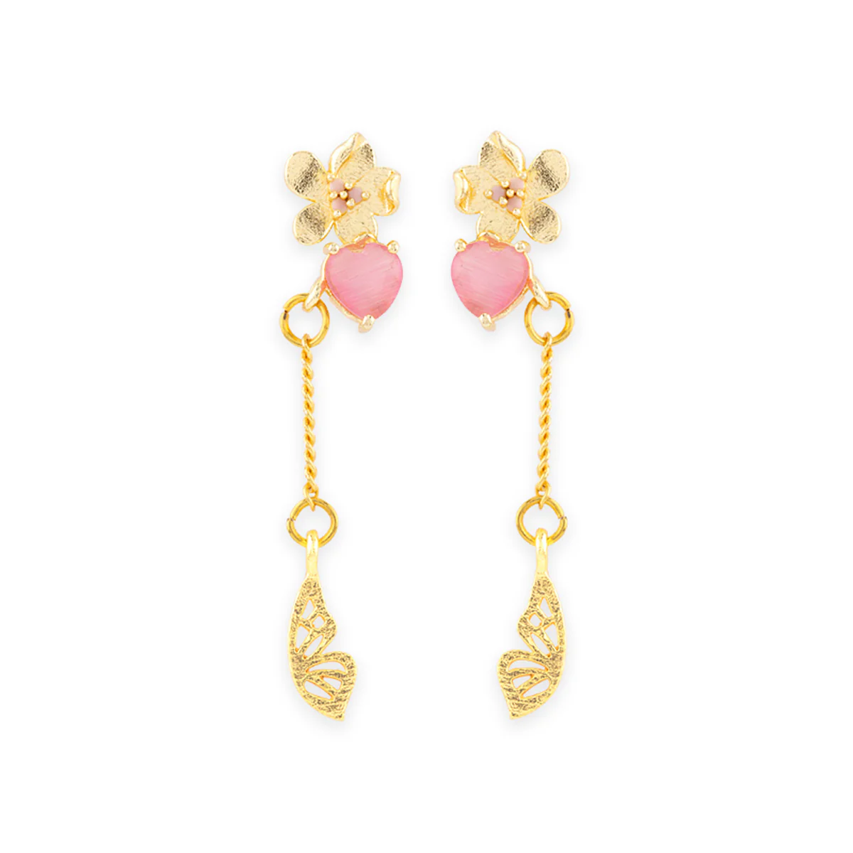 Love Paradise Butterfly Drop Earrings - Image 3