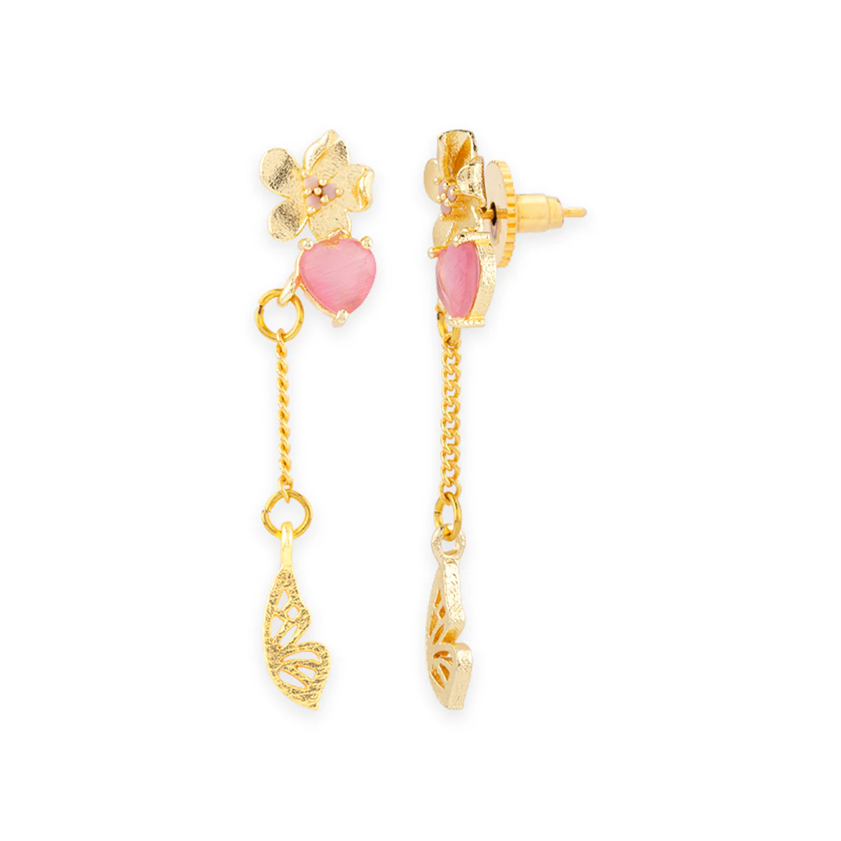 Love Paradise Butterfly Drop Earrings - Image 4