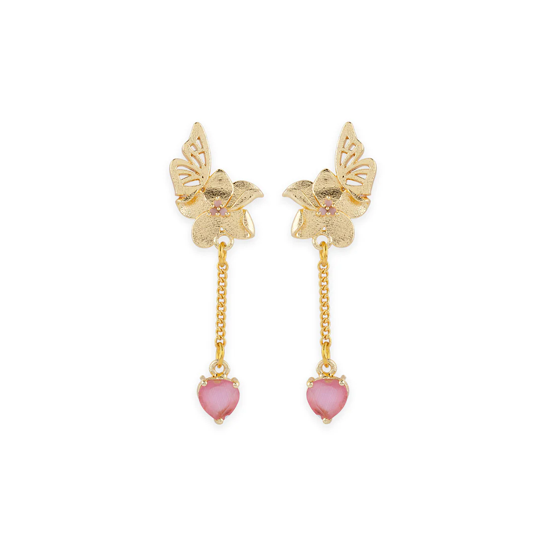 Love Paradise Butterfly Drop Earrings - Image 3