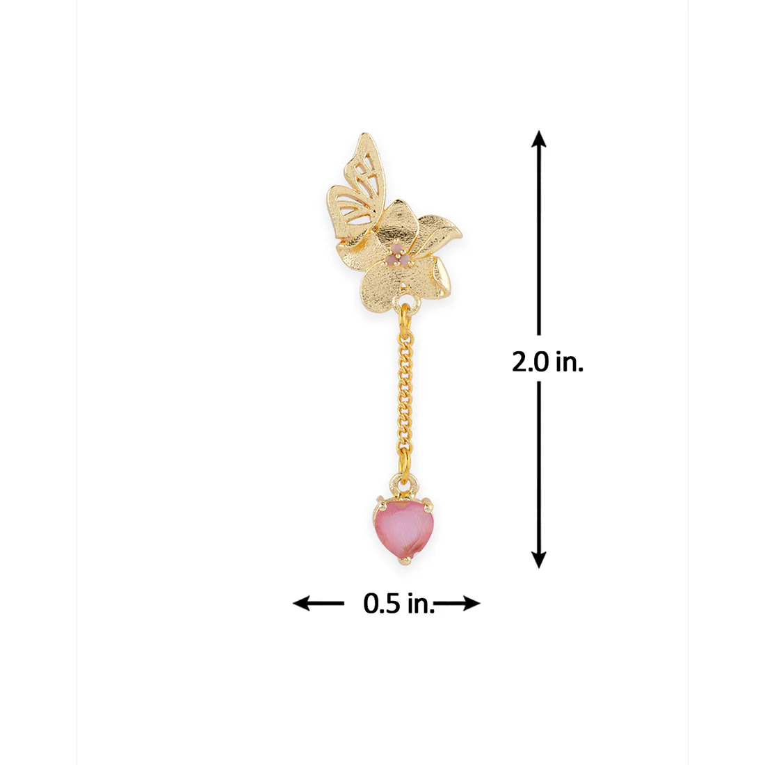 Love Paradise Butterfly Drop Earrings - Image 6