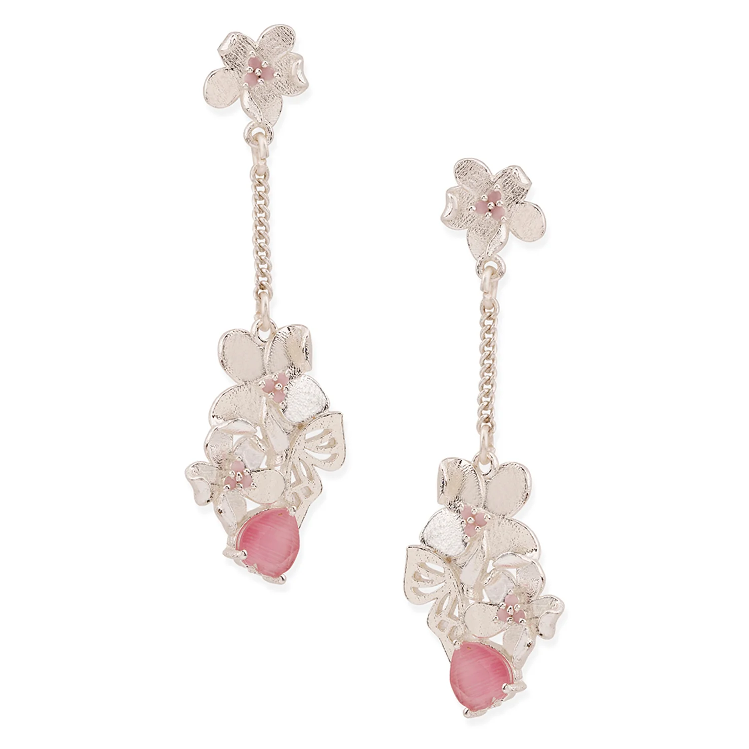 Love Paradise Butterfly Floral Danglers - Image 3