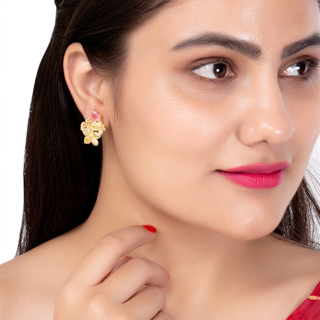 Love Paradise Floral Butterfly Studs - Image 2