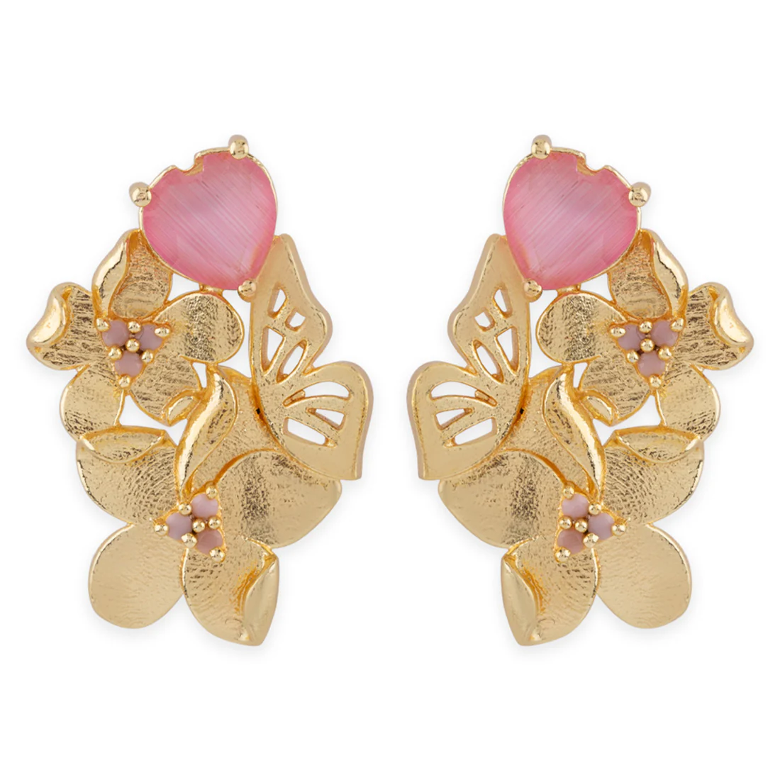 Love Paradise Floral Butterfly Studs - Image 3