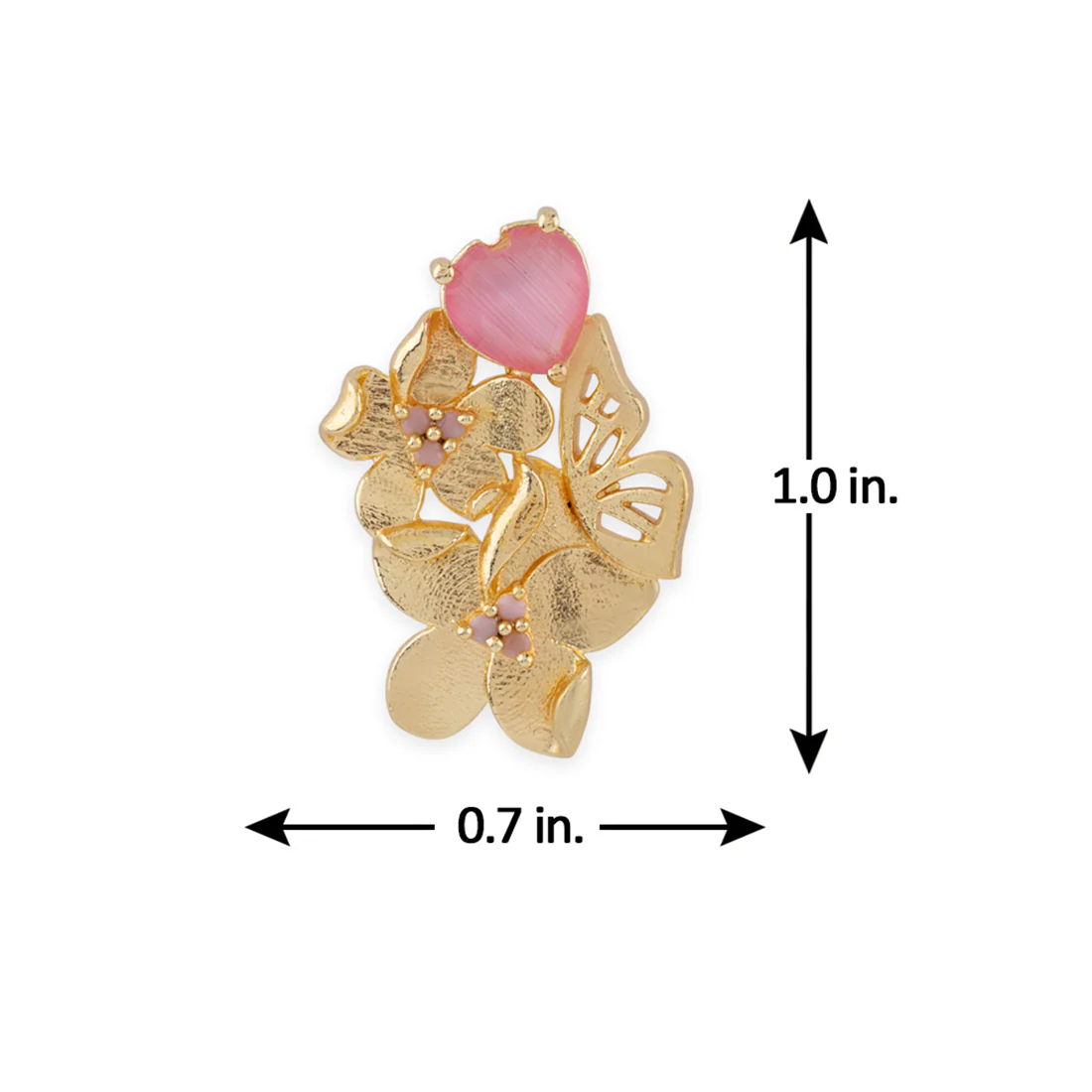 Love Paradise Floral Butterfly Studs - Image 6