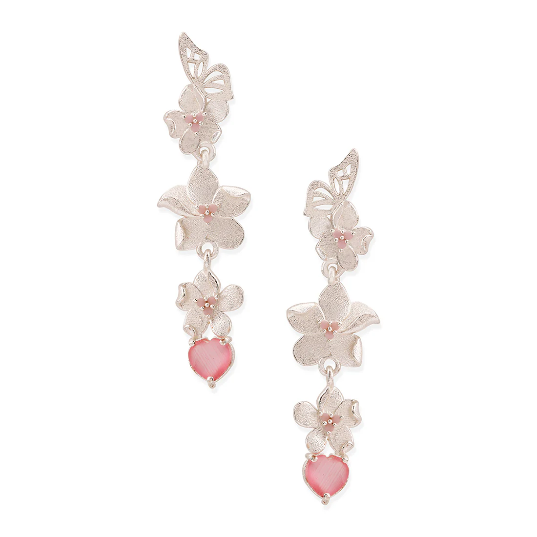Love Paradise Floral Danglers - Image 3