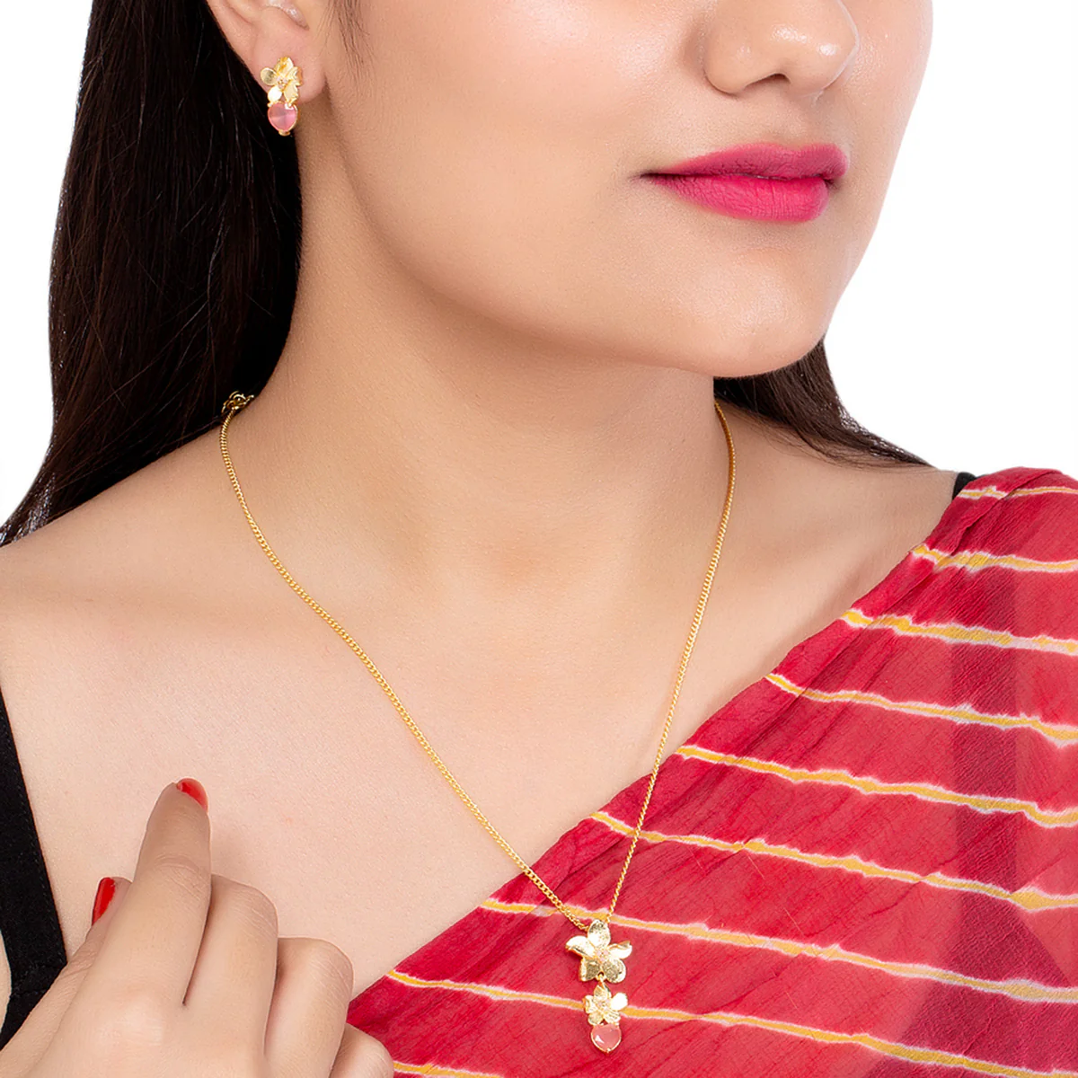 Love Paradise Floral Pendant Set - Image 2