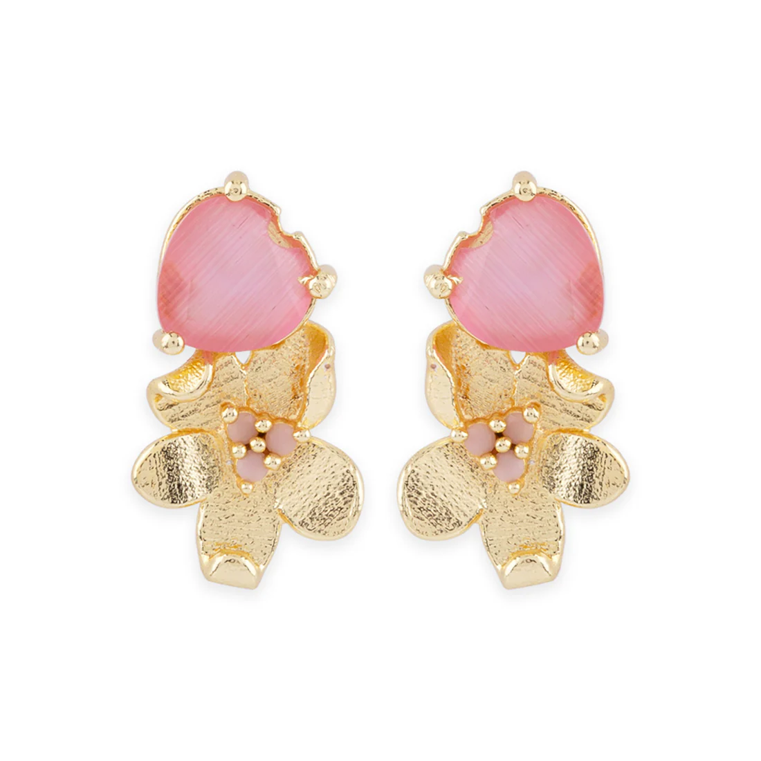 Love Paradise Floral Stud Earrings - Image 3