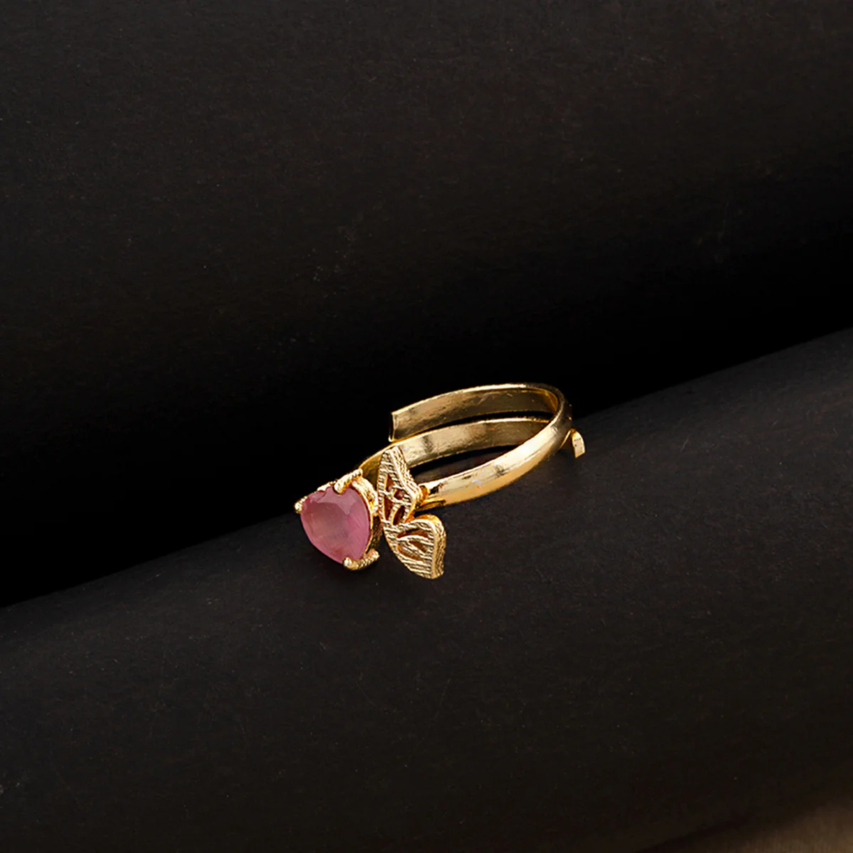 Love Paradise Studded Butterfly Ring