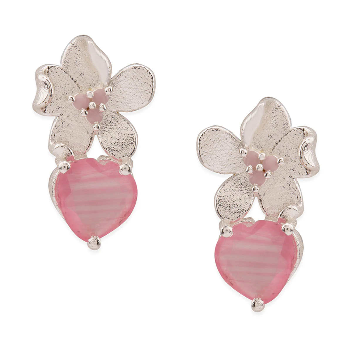 Love Paradise Tiny Floral Earrings - Image 3