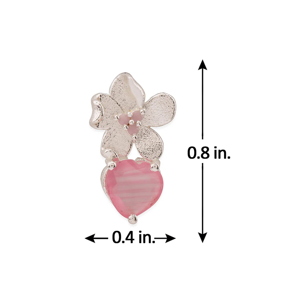 Love Paradise Tiny Floral Earrings - Image 5
