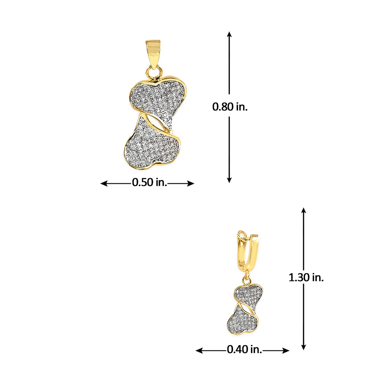 Lovely CZ Pendant Set - Image 5