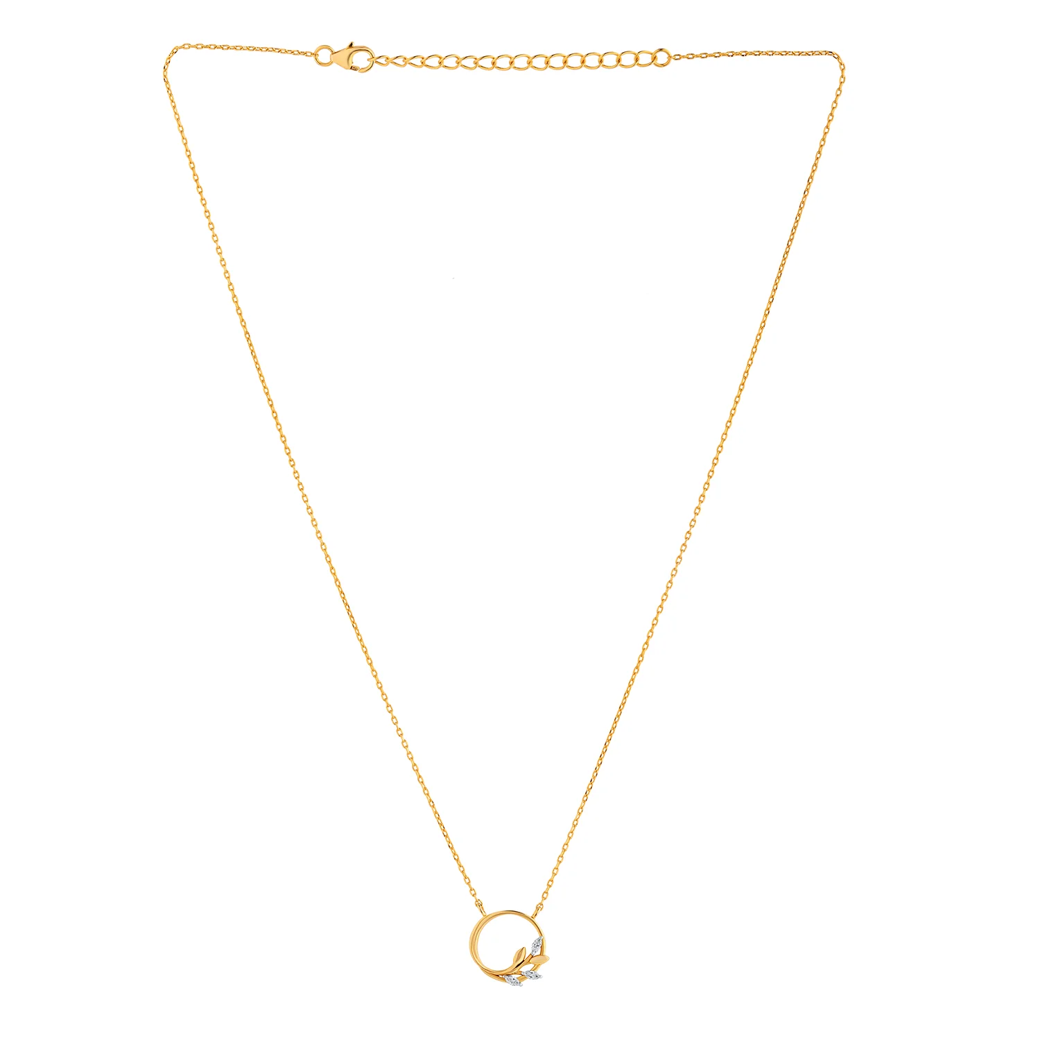 Luna Flora Lab-Grown Diamond Necklace - Image 4