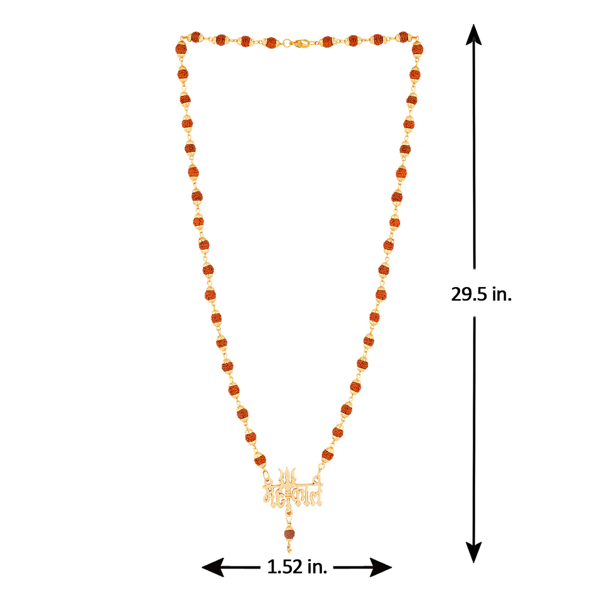 Mahadev Extension Inscription and Trishul Pendant - Image 6