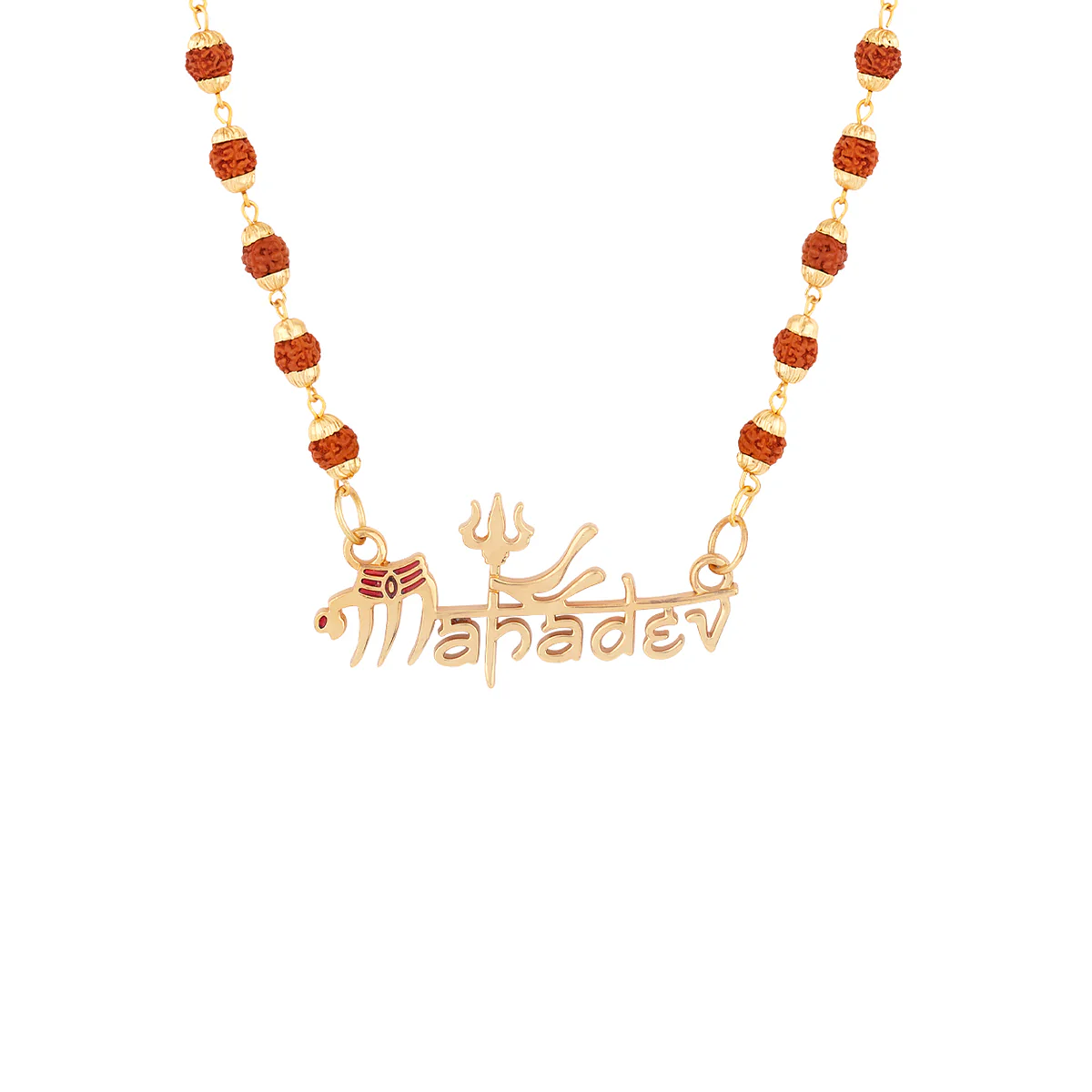 Mahadev Extension Trishul and Inscriptions Pendant - Image 3