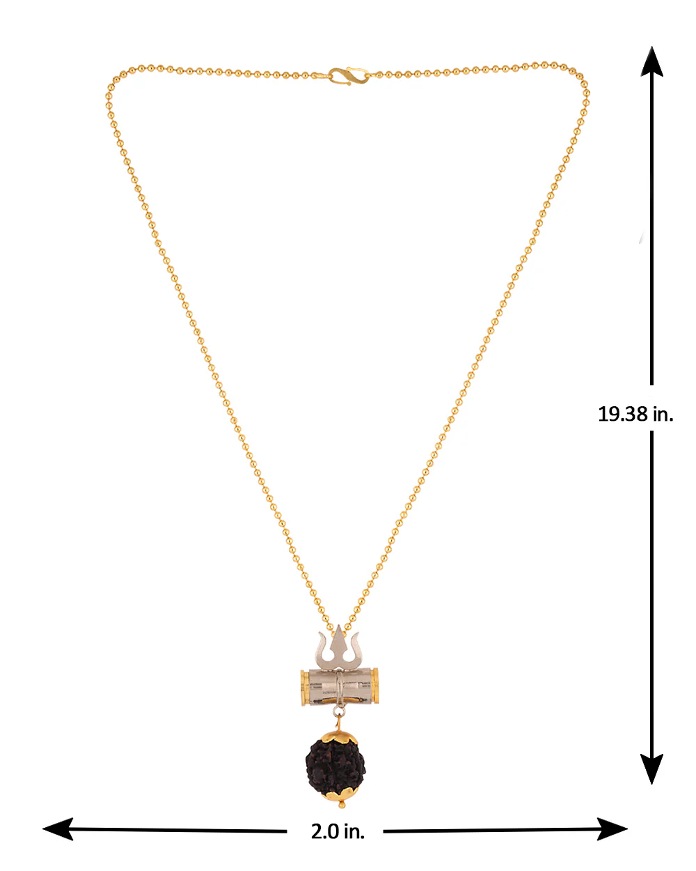 Mahadev Extension Trishul Motif Pendant - Image 4