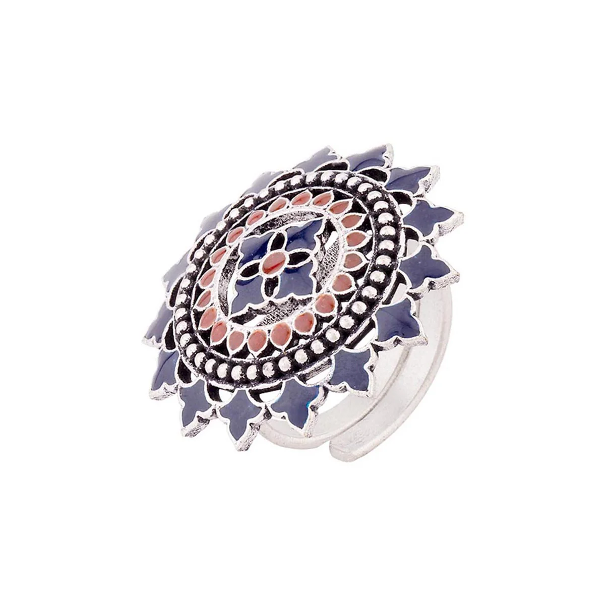 Mandala Tribal Inspired Ring - Image 3