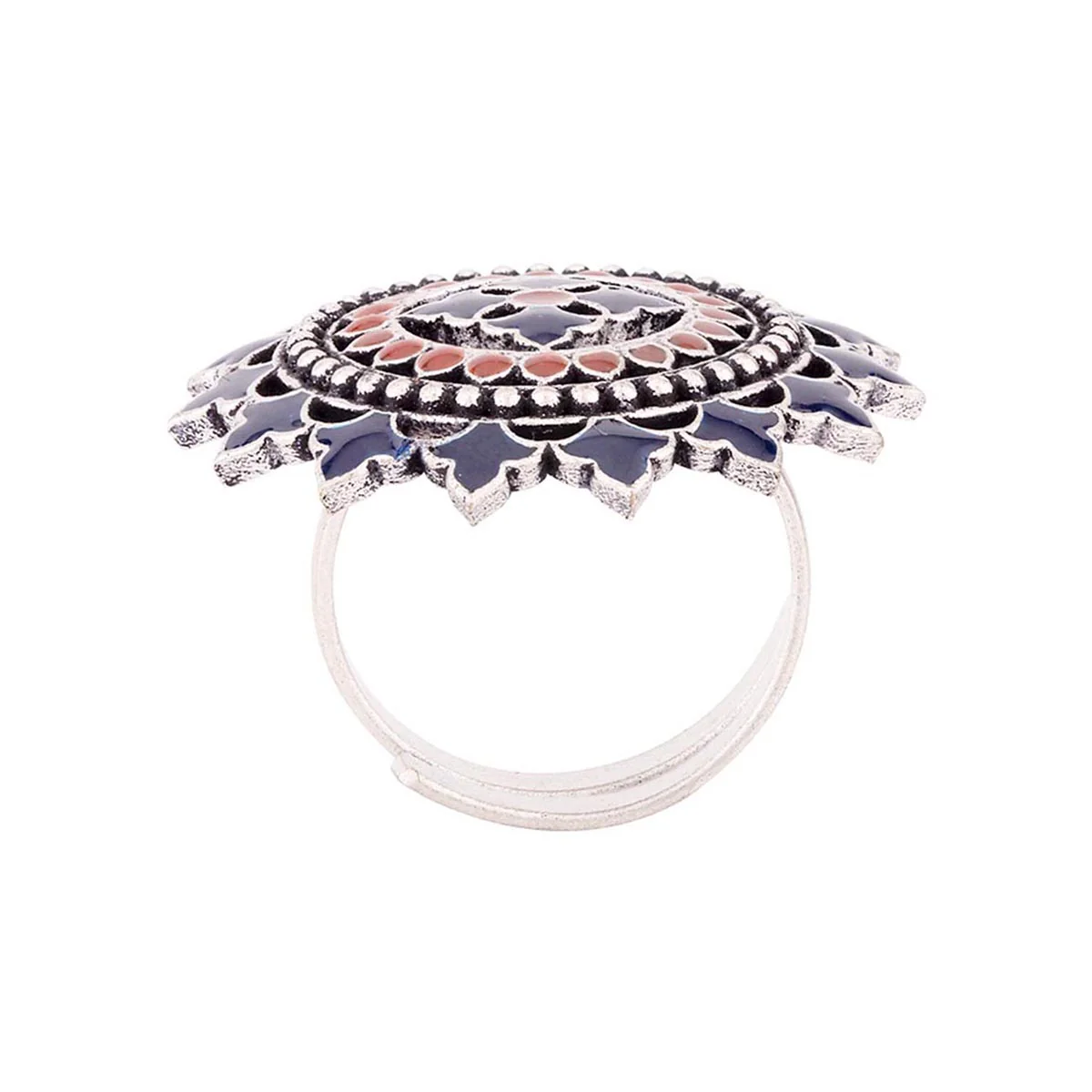 Mandala Tribal Inspired Ring - Image 4