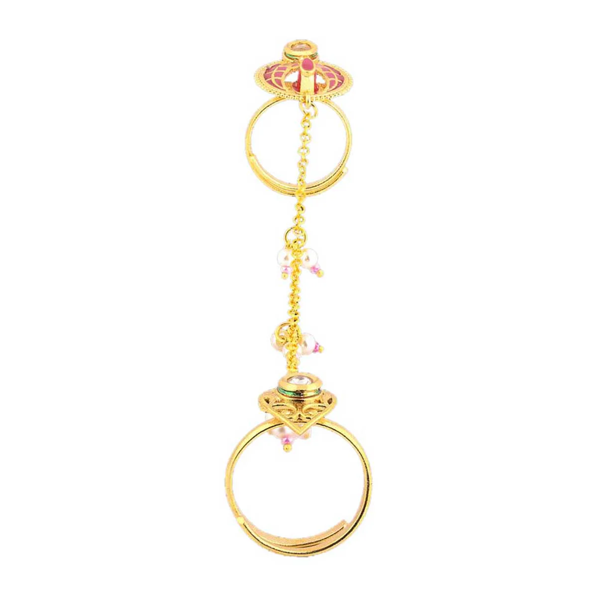 Manmayi Dual Finger Ring - Image 4