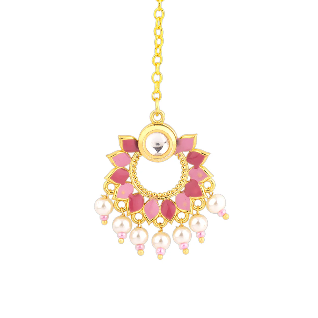 Manmayi Floral Maang Tika - Image 3
