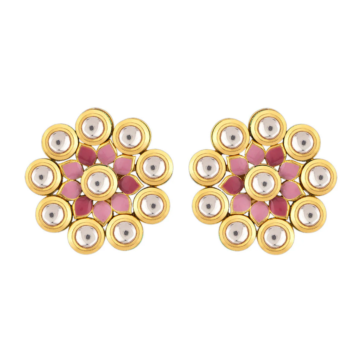 Manmayi Floral Stud Earrings - Image 3