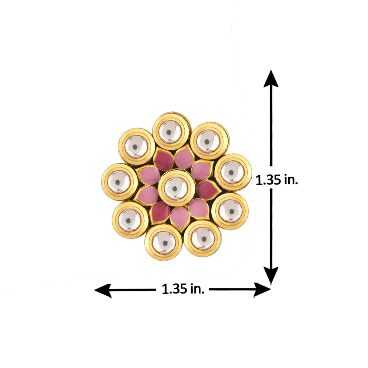 Manmayi Floral Stud Earrings - Image 5