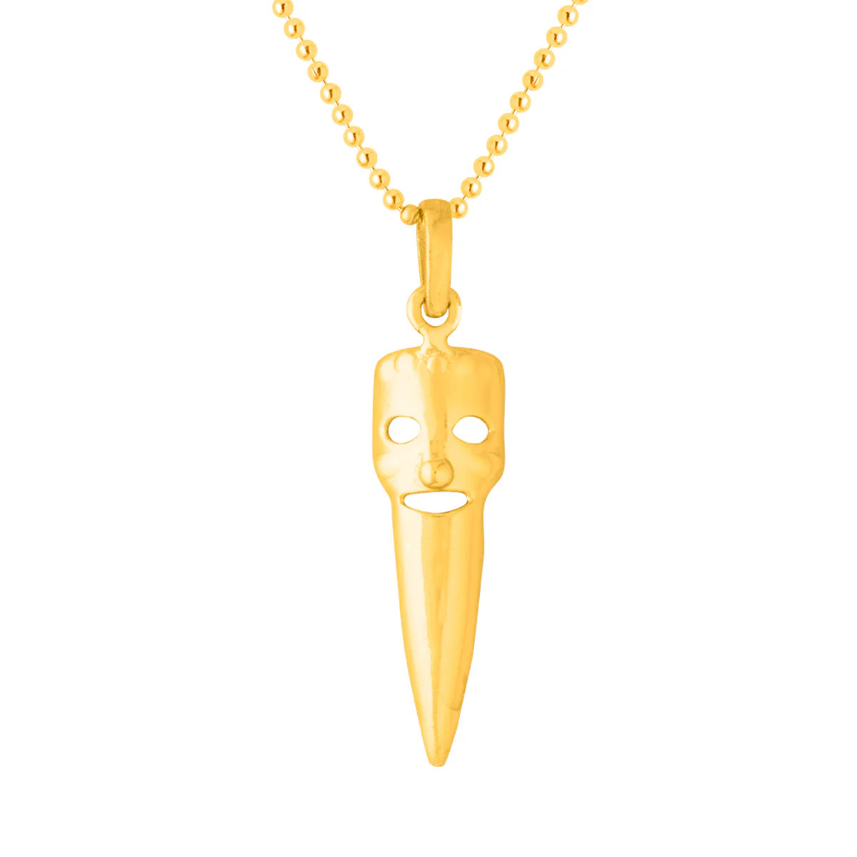 Mask Designer Pendant With Chain For Men From Dare by Voylla - Image 3