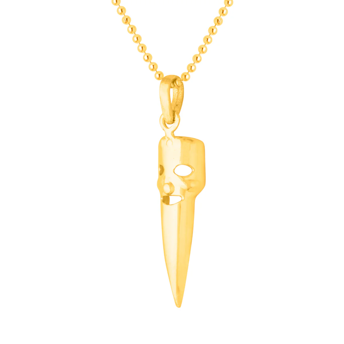 Mask Designer Pendant With Chain For Men From Dare by Voylla - Image 4