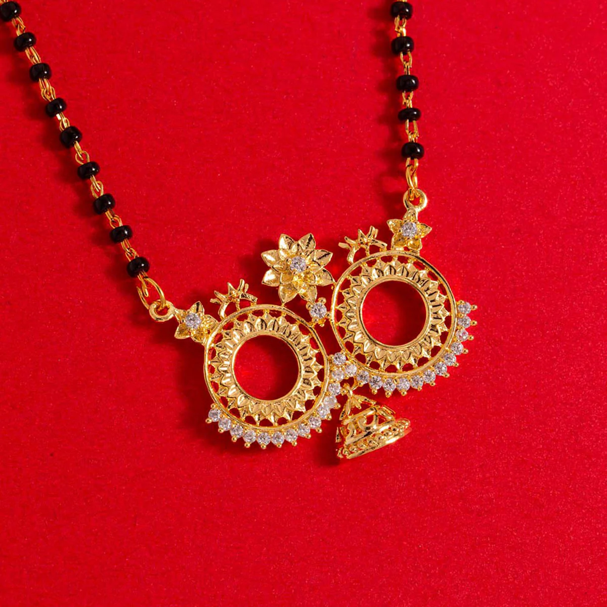 Mayur Floral Inspired Motifs Mangalsutra