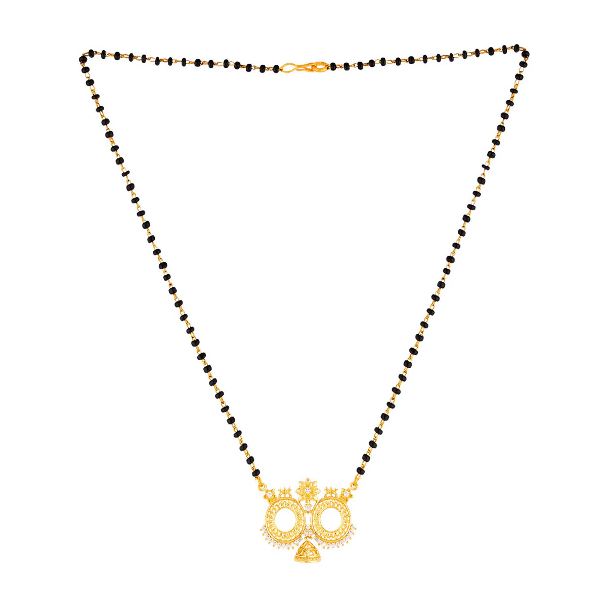 Mayur Floral Inspired Motifs Mangalsutra - Image 4