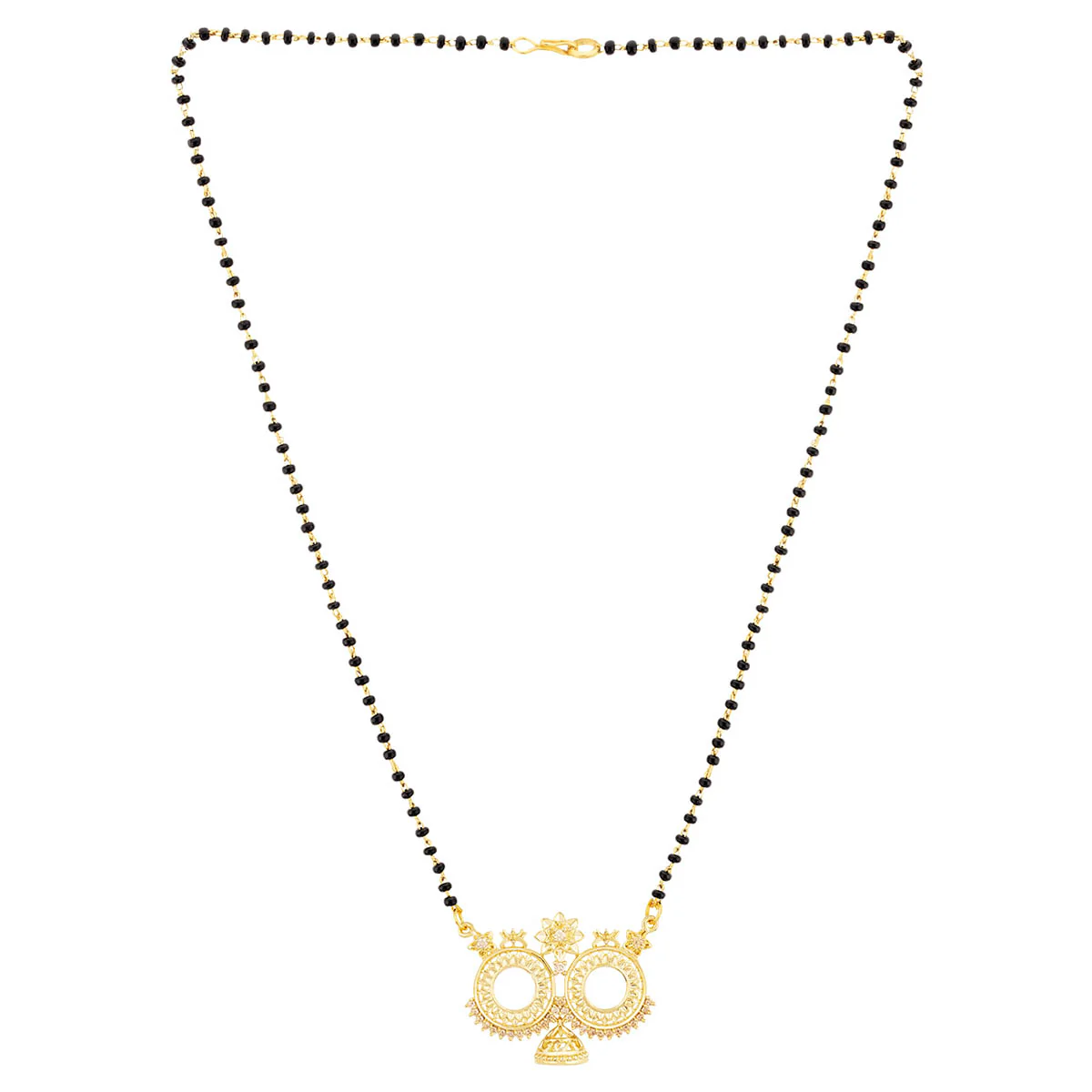 Mayur Floral Motifs Mangalsutra - Image 4