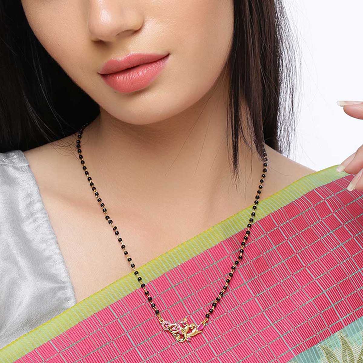 Mayur Gems Embellished Mangalsutra - Image 2