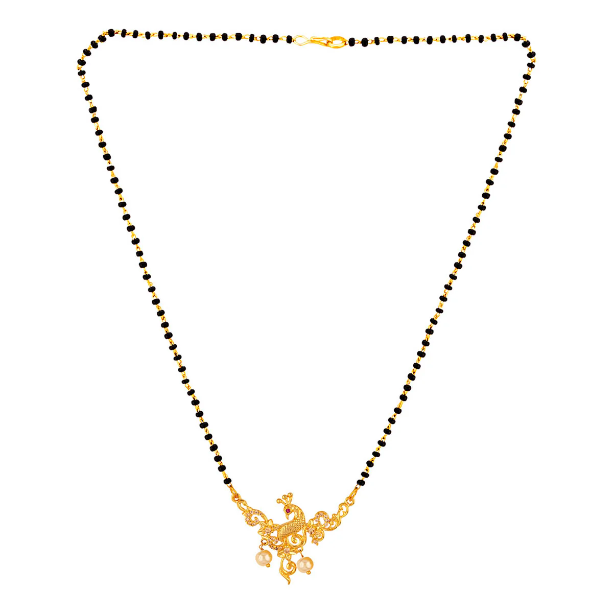 Mayur Peacock Motif Mangalsutra - Image 4