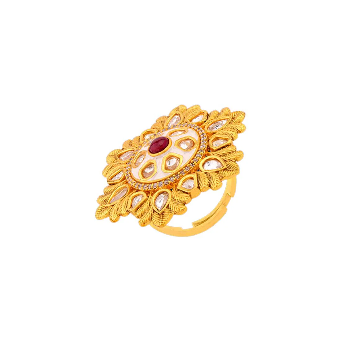 Mehar Blooming Flower Ring - Image 3