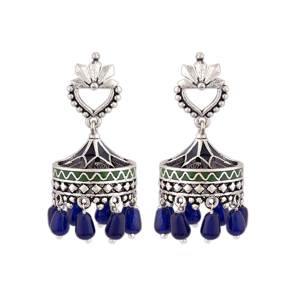 Mehrunisa Cutwork Design Earrings - Image 3