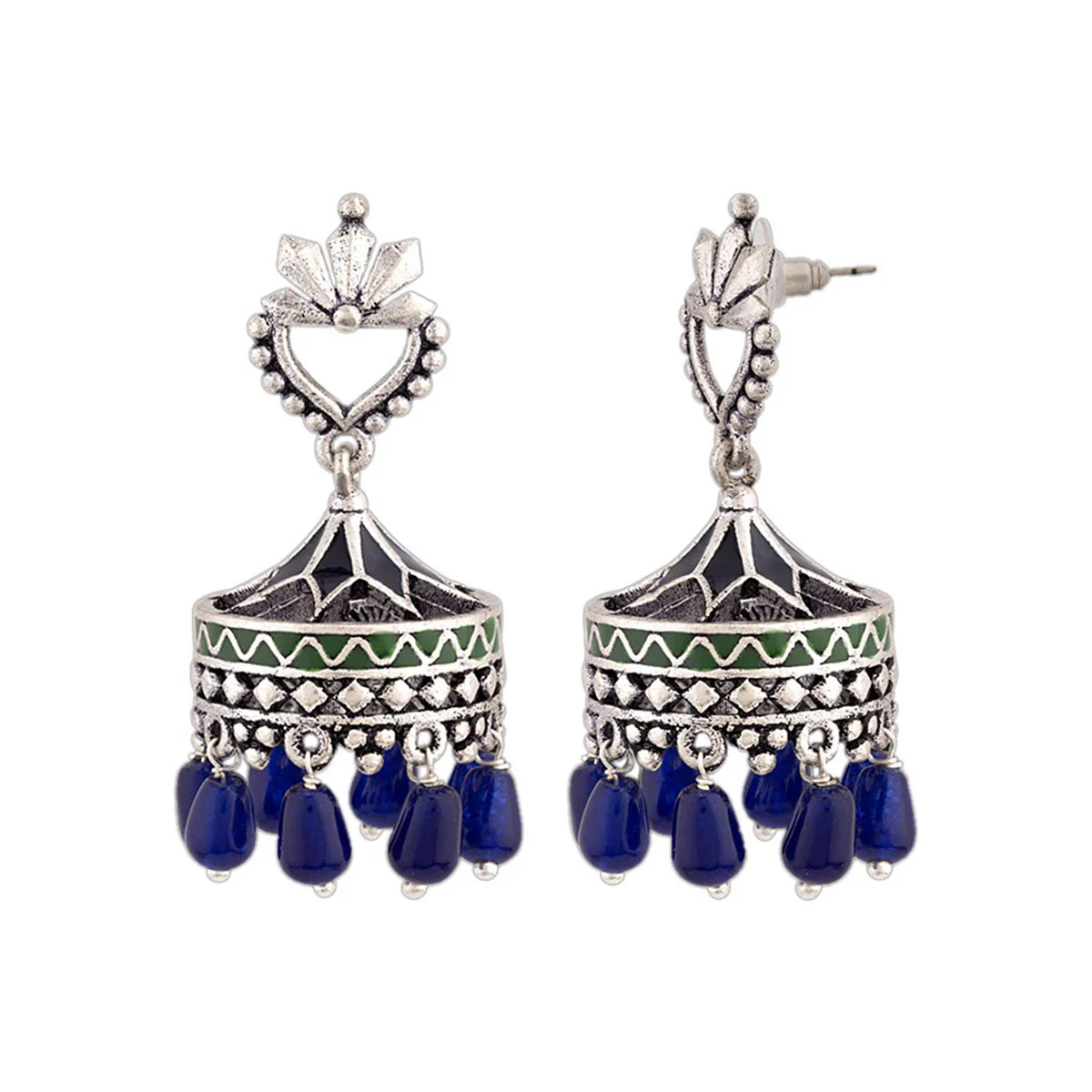Mehrunisa Cutwork Design Earrings - Image 4