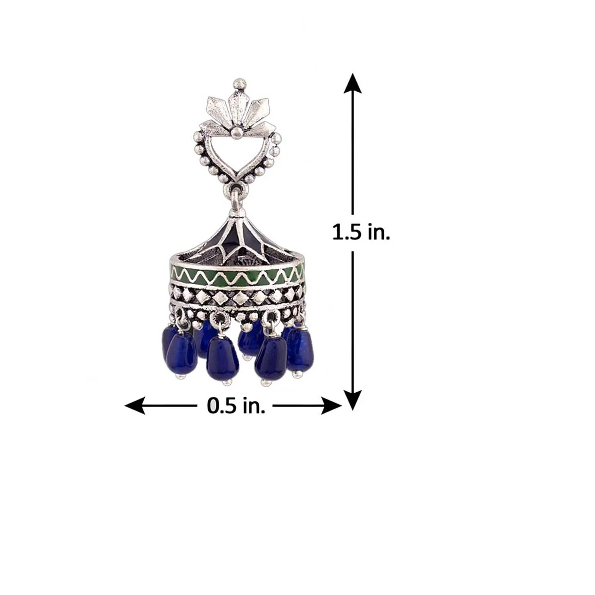 Mehrunisa Cutwork Design Earrings - Image 5