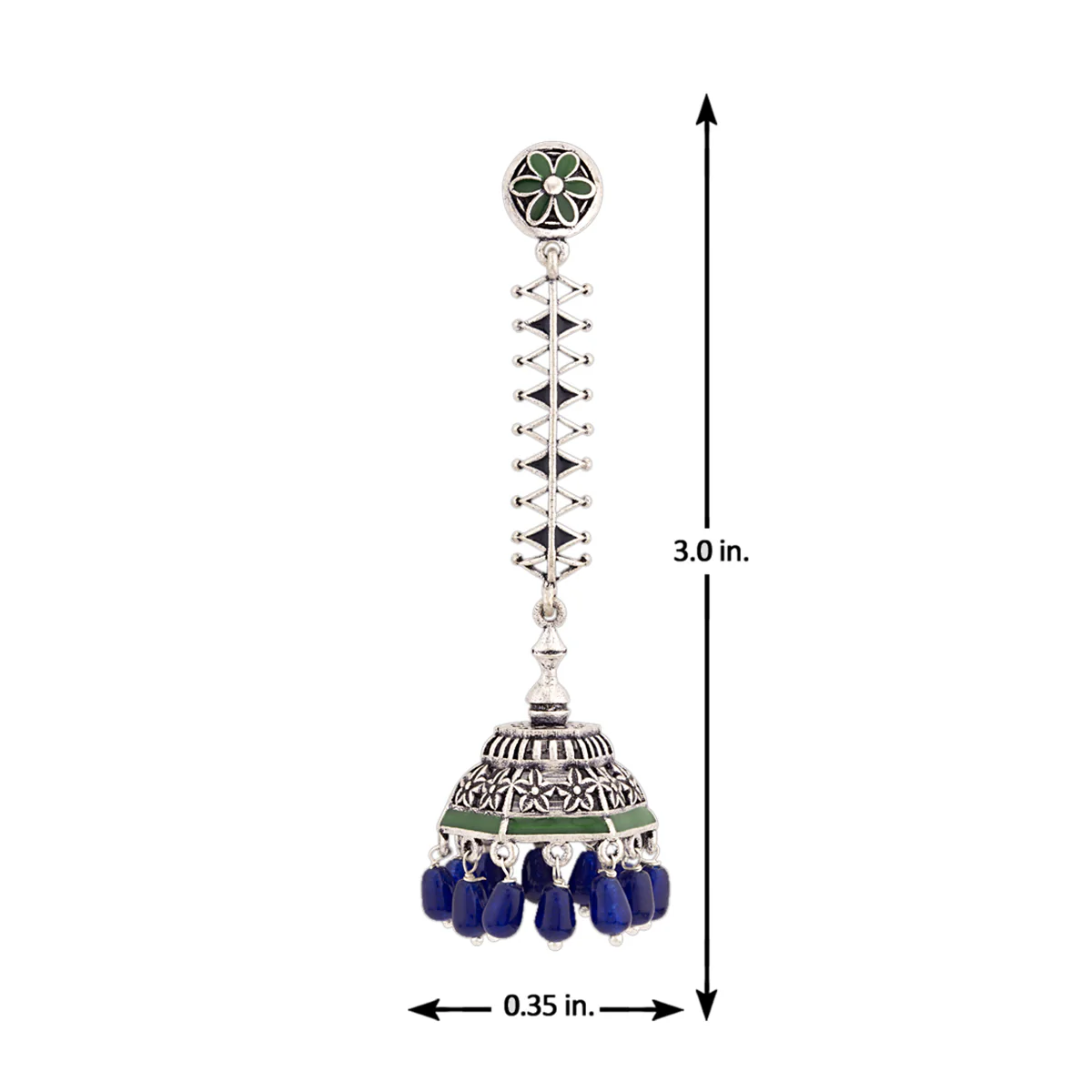 Mehrunisa Jhumka Drop Earrings - Image 5