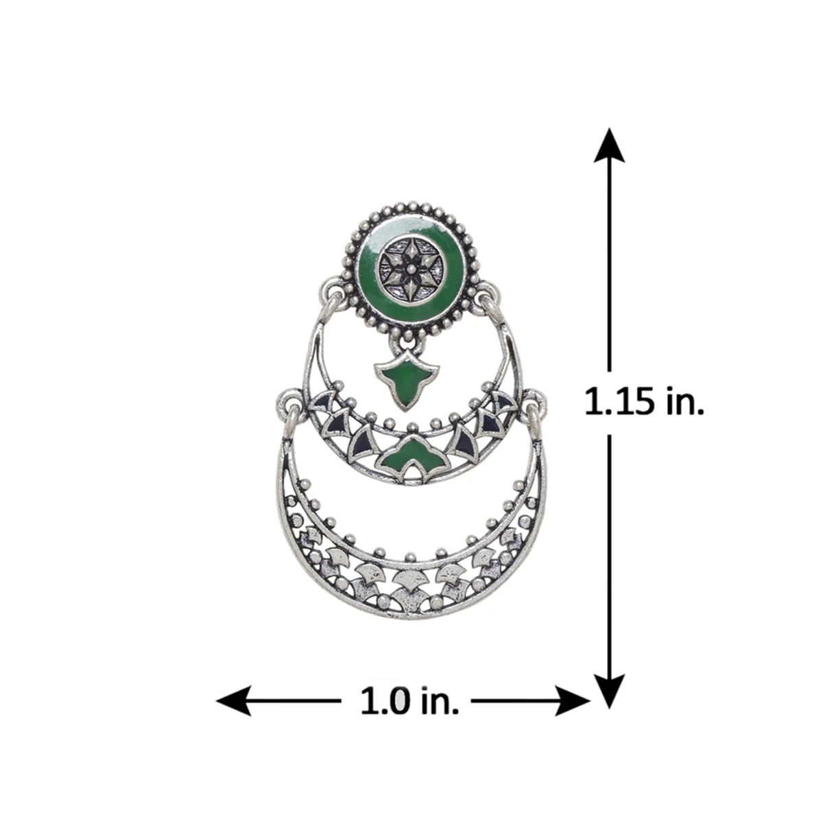 Mehrunisa Layered Hoop Earrings - Image 5
