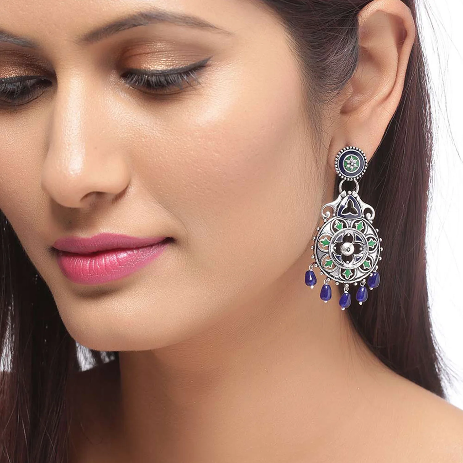 Mehrunisa Nature Inspired Earrings - Image 2