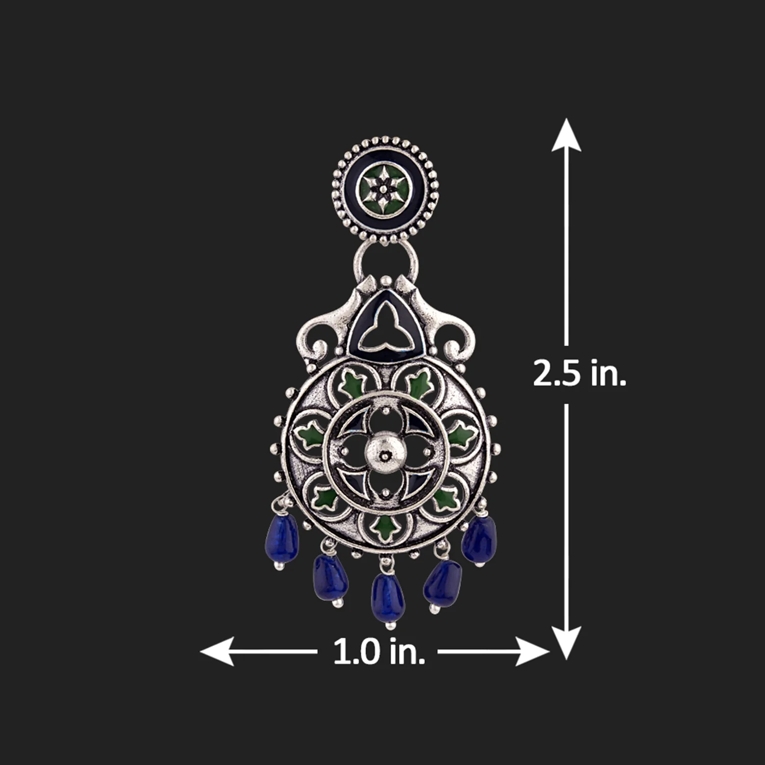 Mehrunisa Nature Inspired Earrings - Image 5