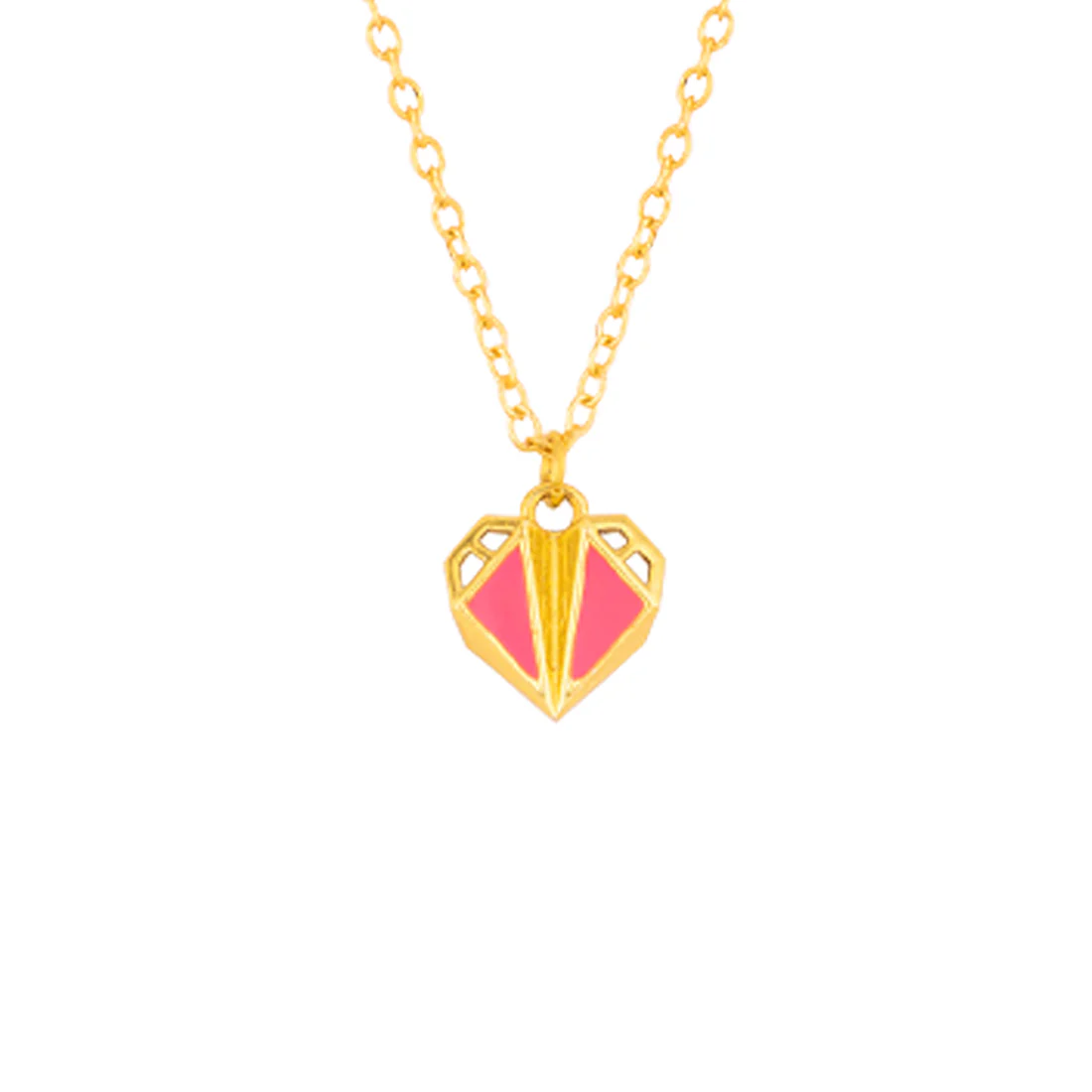 Mi Amore Geometric Heart Pendant - Image 3