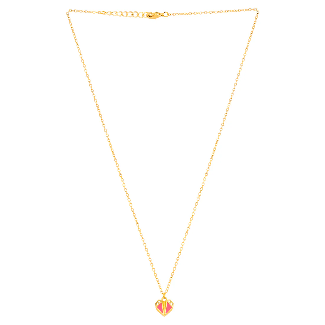 Mi Amore Geometric Heart Pendant - Image 4