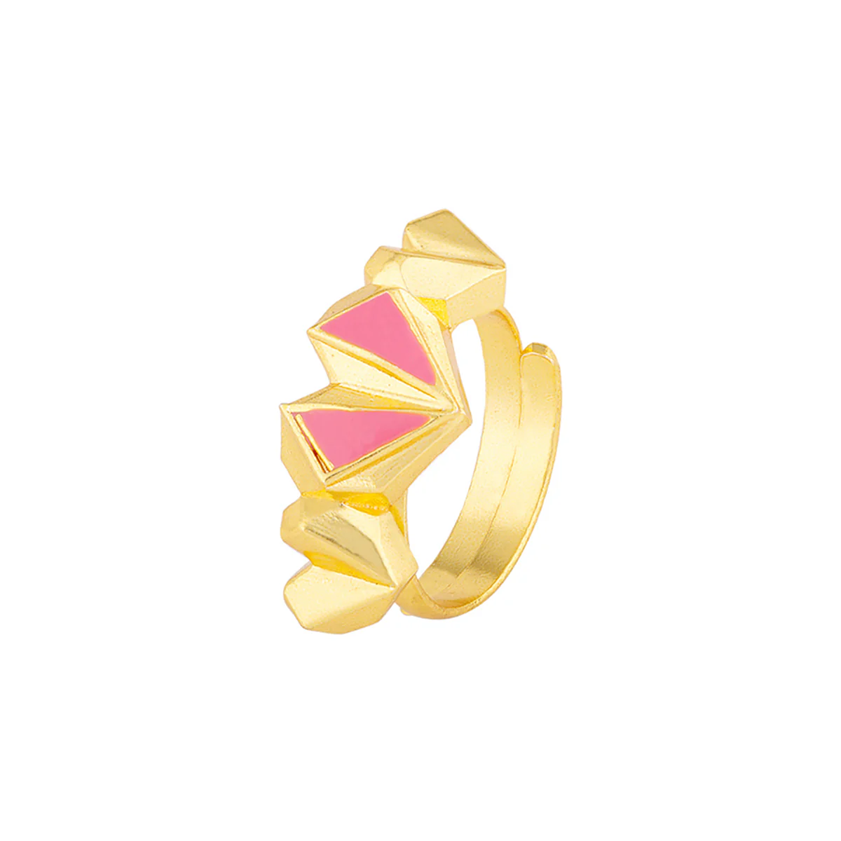 Mi Amore Hearts Loop Statement Ring - Image 3